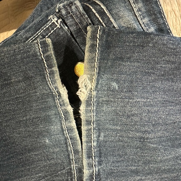 Mossimo Supply Co. boot cut Women's Blue Jeans - Picture 6 of 7